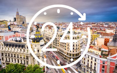Traveling is something that will cost time, but we only stay 24 hours in Madrid!